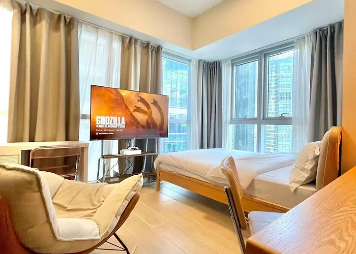 Apartment Uptown Parksuites - Elegant 2 Bedroom Unit With Balcony In Bgc